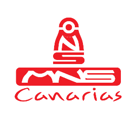 logotipo MNS CANARIAS rojo